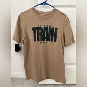 Xersion Tan 'Eat Sleep Train Repeat' Tee